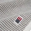 Lexington Original kylpypyyhe 100x150cm white gray stripe