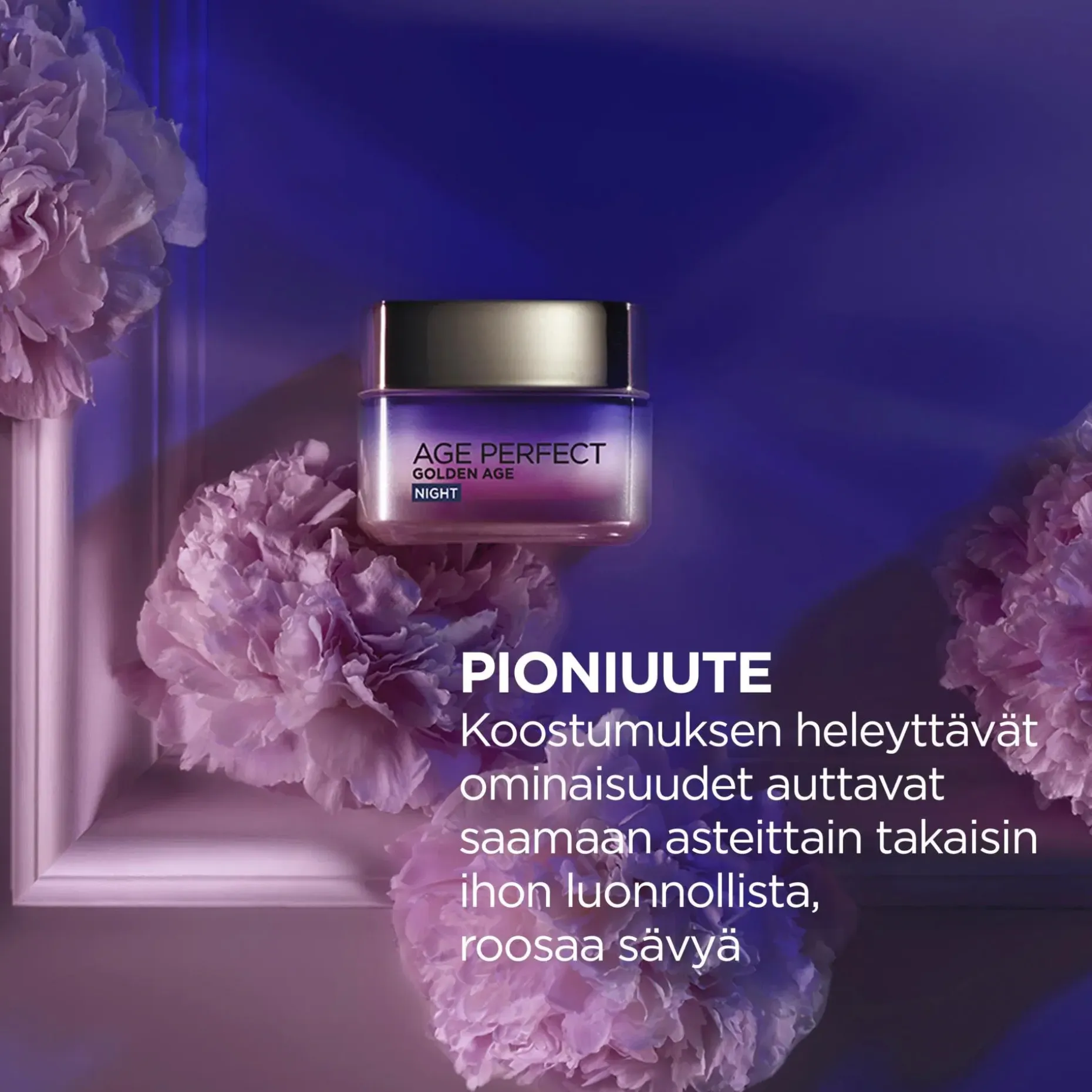 L'Oréal Paris Age Perfect Rosy Glow yövoide normaalille iholle 50 ml