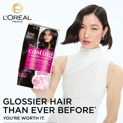 L'Oréal Paris Casting Crème Gloss 554 Spicy Choco Vaaleanruskea Mahonkikupari kevytväri 1kpl