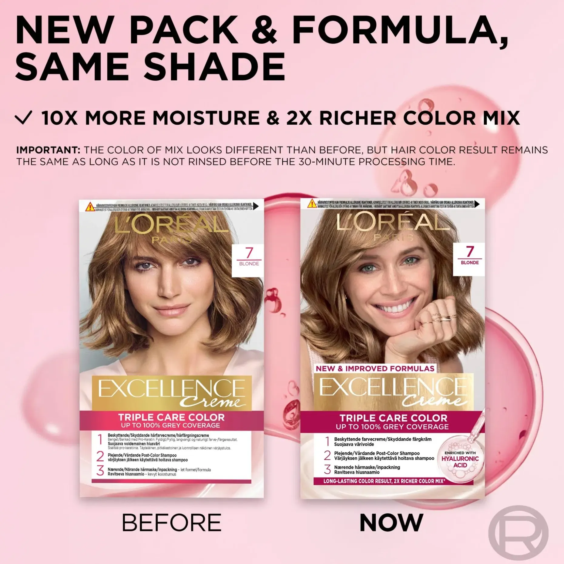 L'Oréal Paris Excellence Creme 7 Blonde Tummanvaalea kestoväri 1kpl