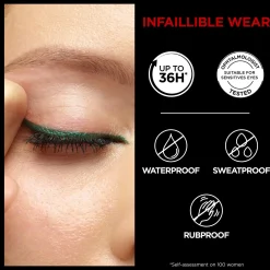L'Oréal Paris Infaillible Grip 36H Gel Automatic Eyeliner silmänrajausväri 0,3 g