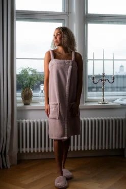 Luin Living Cosy kylpytossut dusty rose S/M