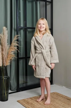 Luin Living lasten kylpytakki 150cm sand