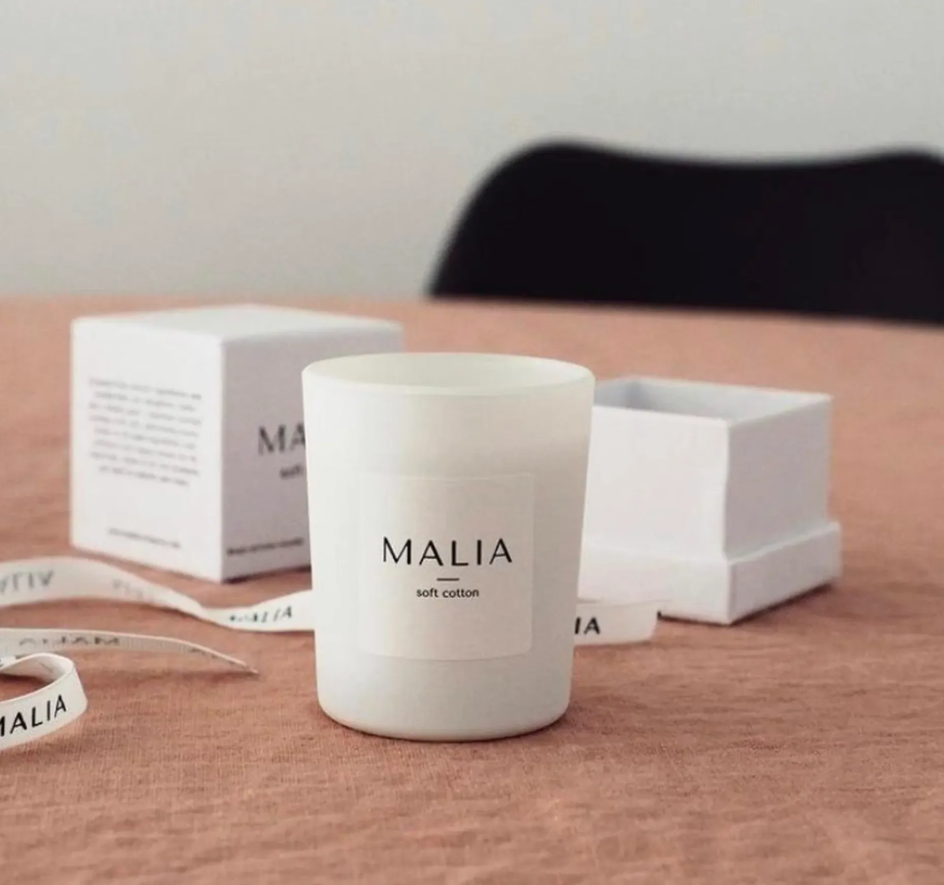 Malia Tuoksukynttilä Soft cotton 75g