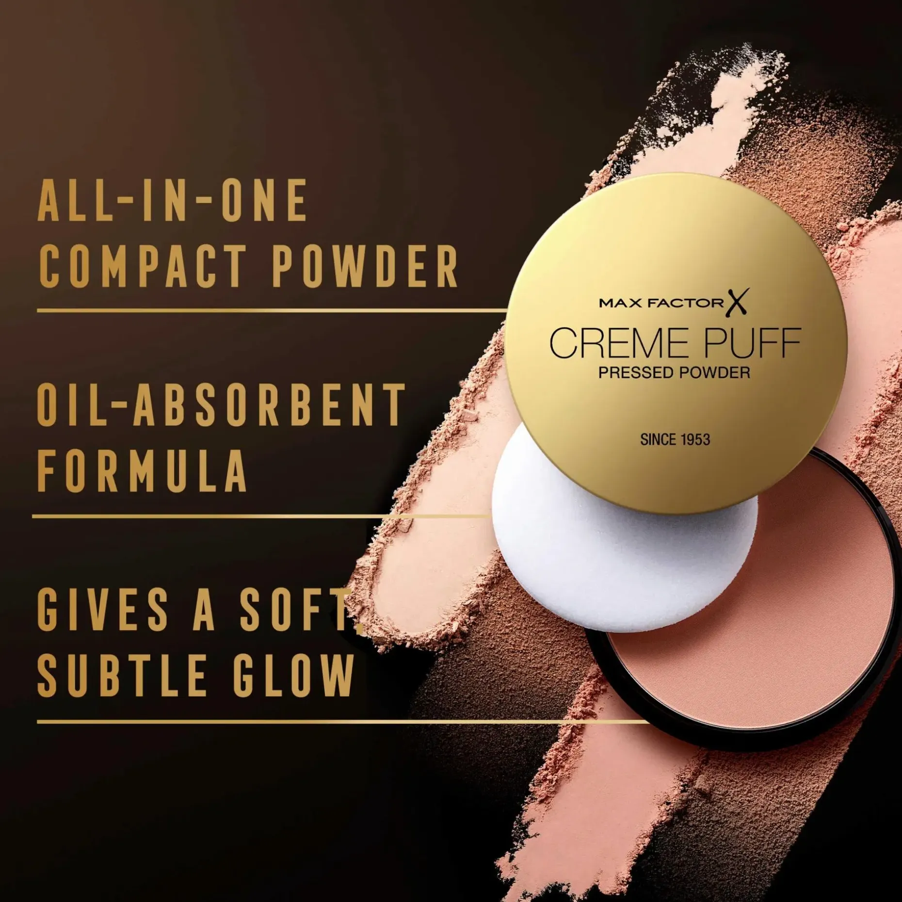 Max Factor Creme Puff Powder 50 Natural 14 g meikkipuuteri