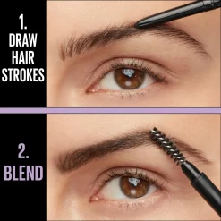 Maybelline New York Express Brow Ultra Slim 07 Black -kulmakynä 0,84g