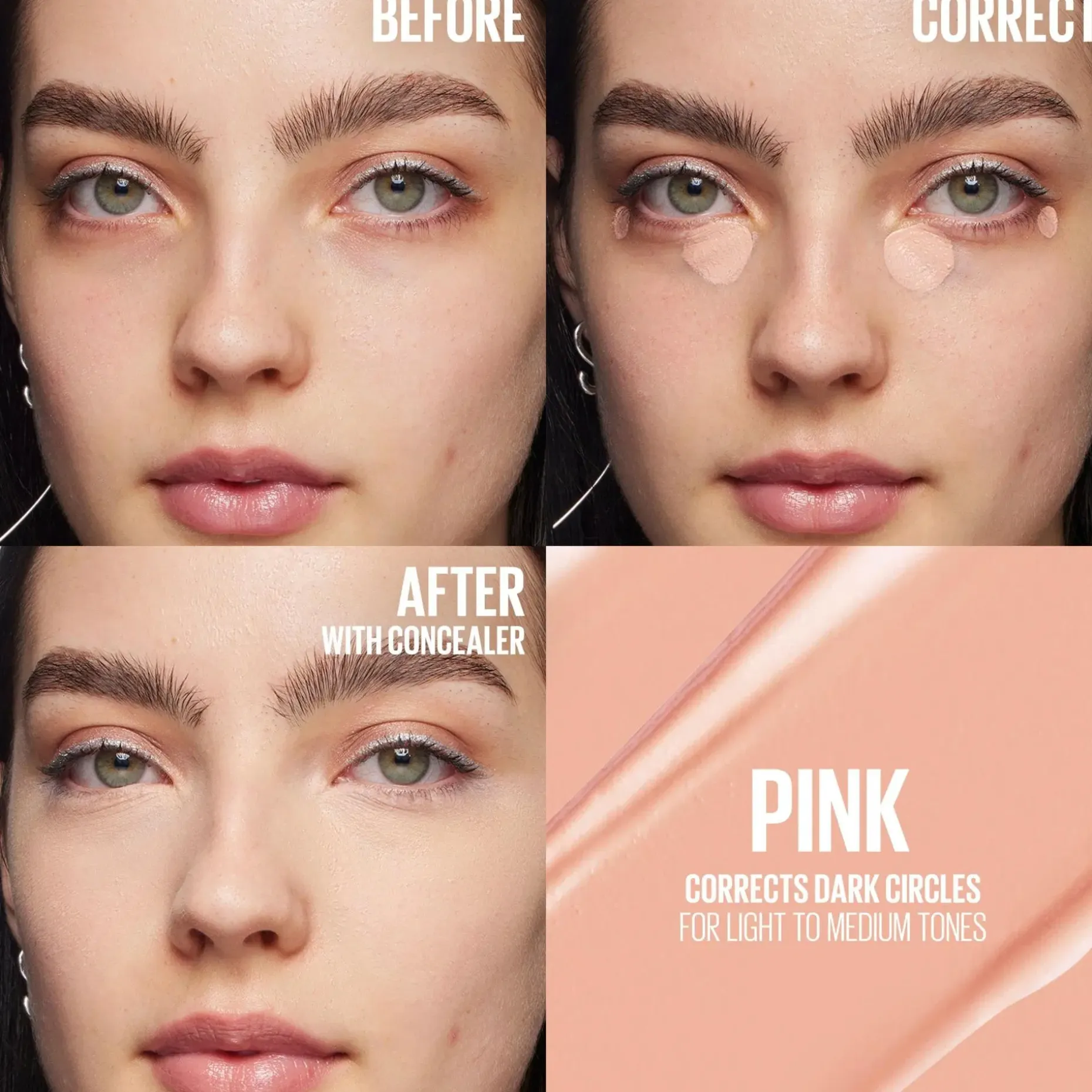 Maybelline New York Instant Anti Age Eraser Väriä Korjaava Peitevoide 05 Pink 6,8 ml