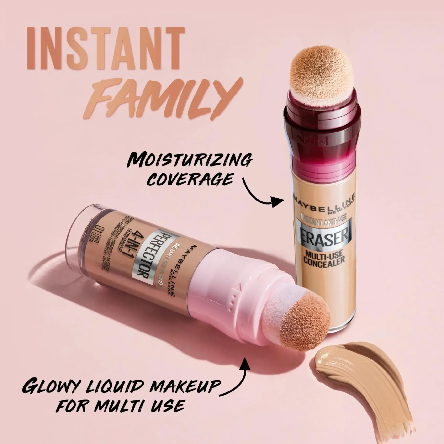 Maybelline New York Instant Anti Age Eraser 121 Light Honey peitevoide 6,8ml