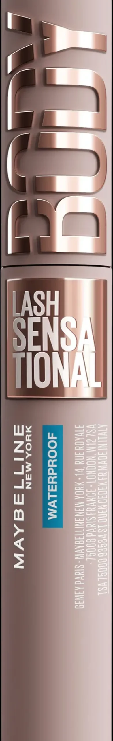 Maybelline New York Lash Sensational Body Vedenkestävä Maskara Very Black 9,7 ml
