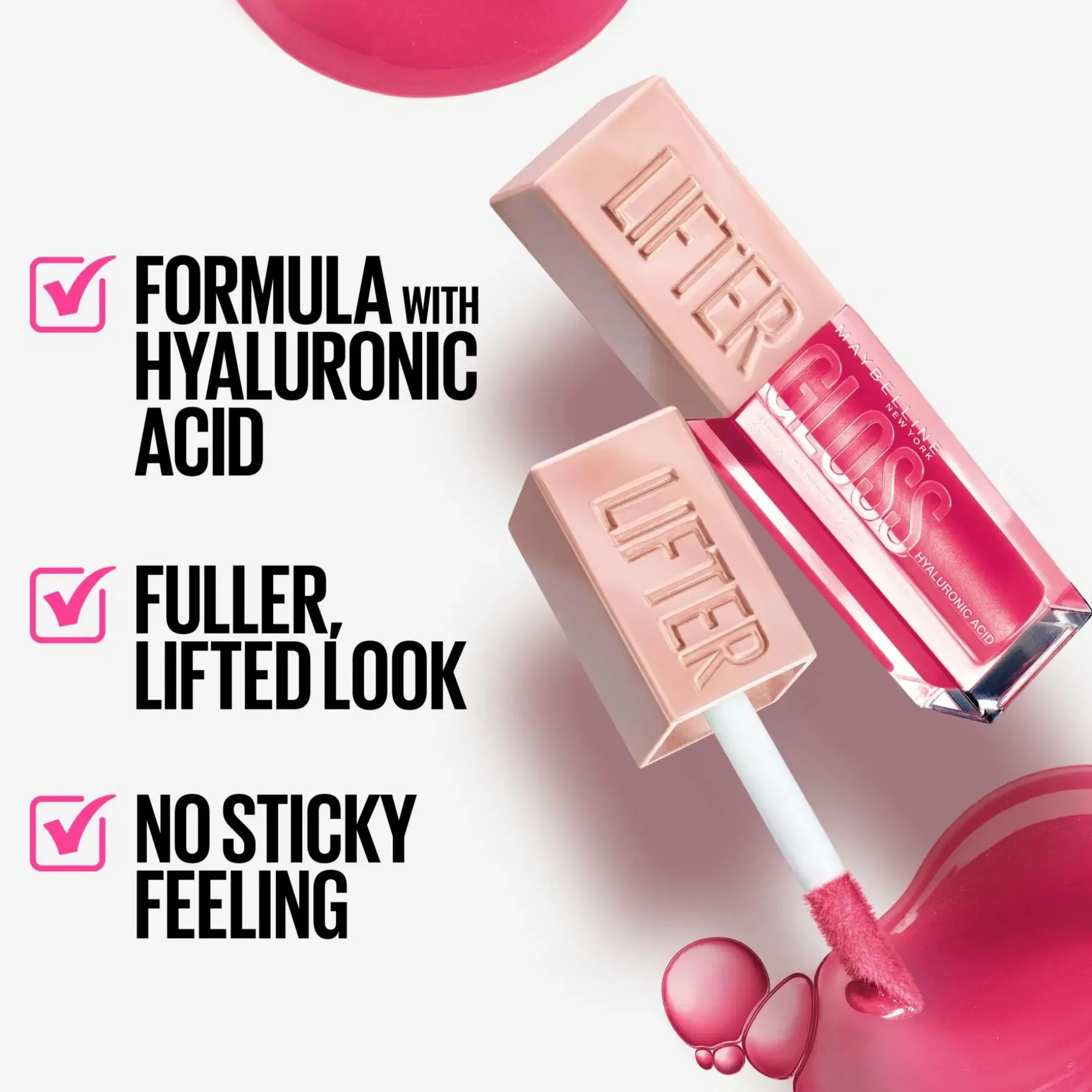 Maybelline New York Lifter Gloss 005 Petal huulikiilto 5,4ml