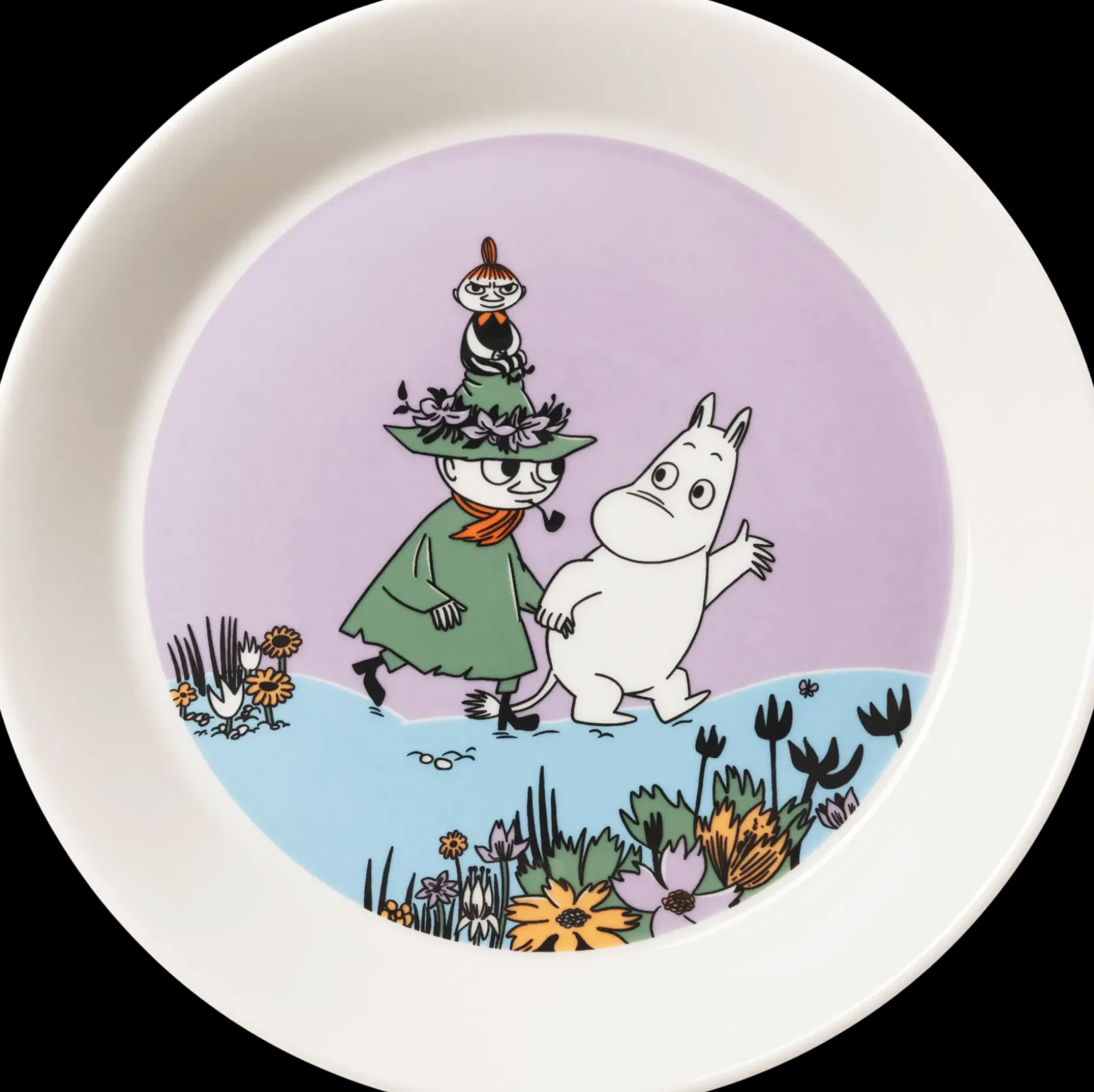 Moomin Arabia Muumi Sydänystävät lautanen 19cm