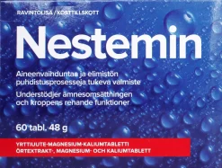 Nestemin yrttiuute-magnesium-kaliumtabletti (nesteenpoistoon) 60 kpl / 48 g