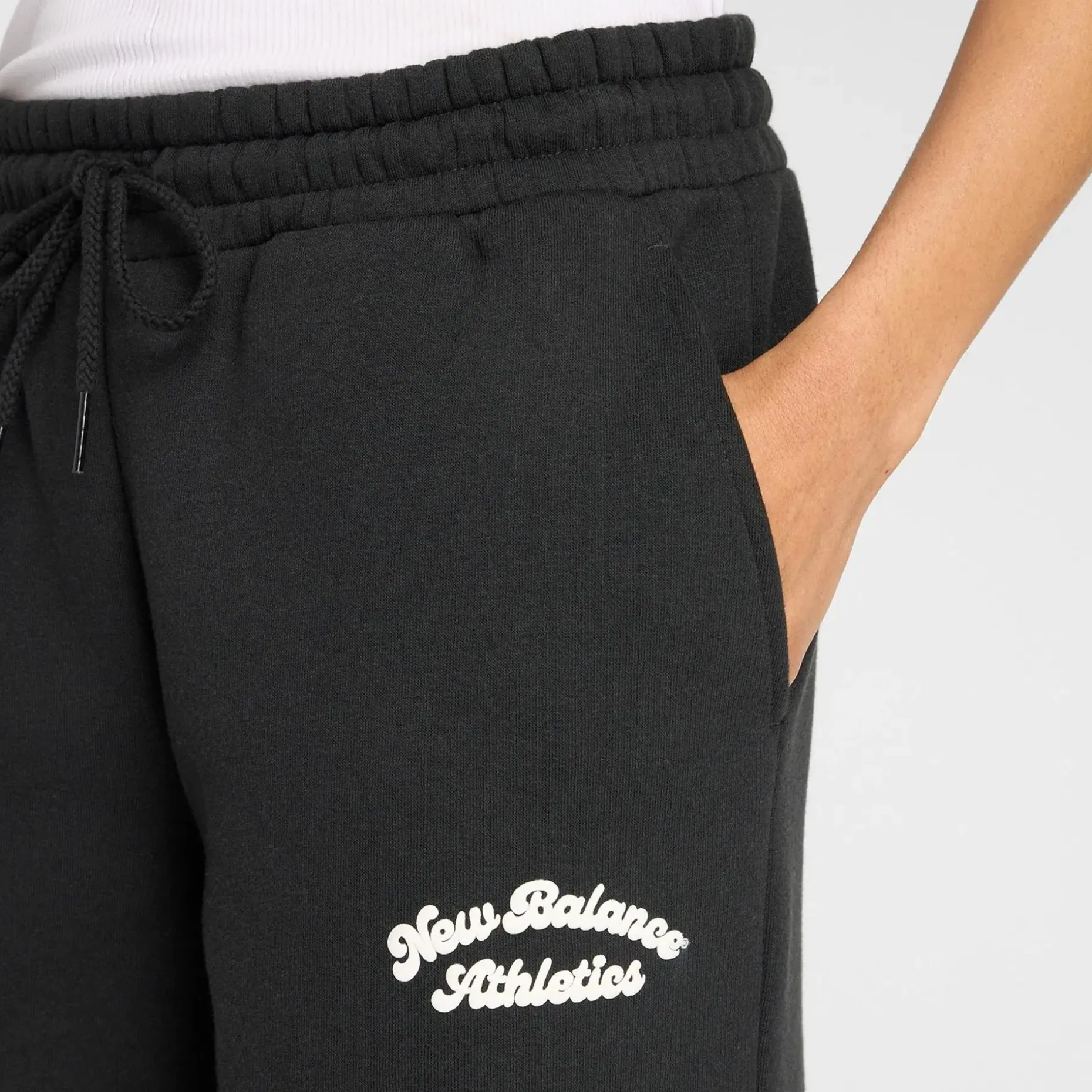 New Balance Linear Heritage Fleece Wide Leg housut