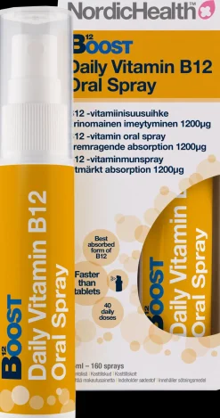 Nordic Health Boost B12 suusuihke 25 ml