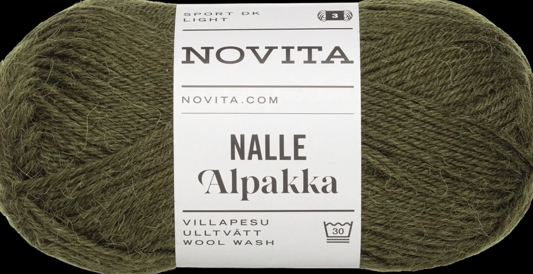 Novita lanka Nalle Alpakka 50g rahkasammal 3211
