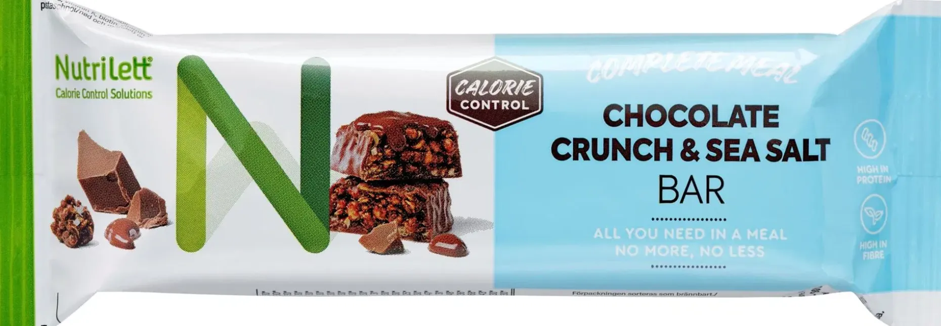 Nutrilett Chocolate Crunch & Sea Salt bar atreriankorvikepatukka 60g