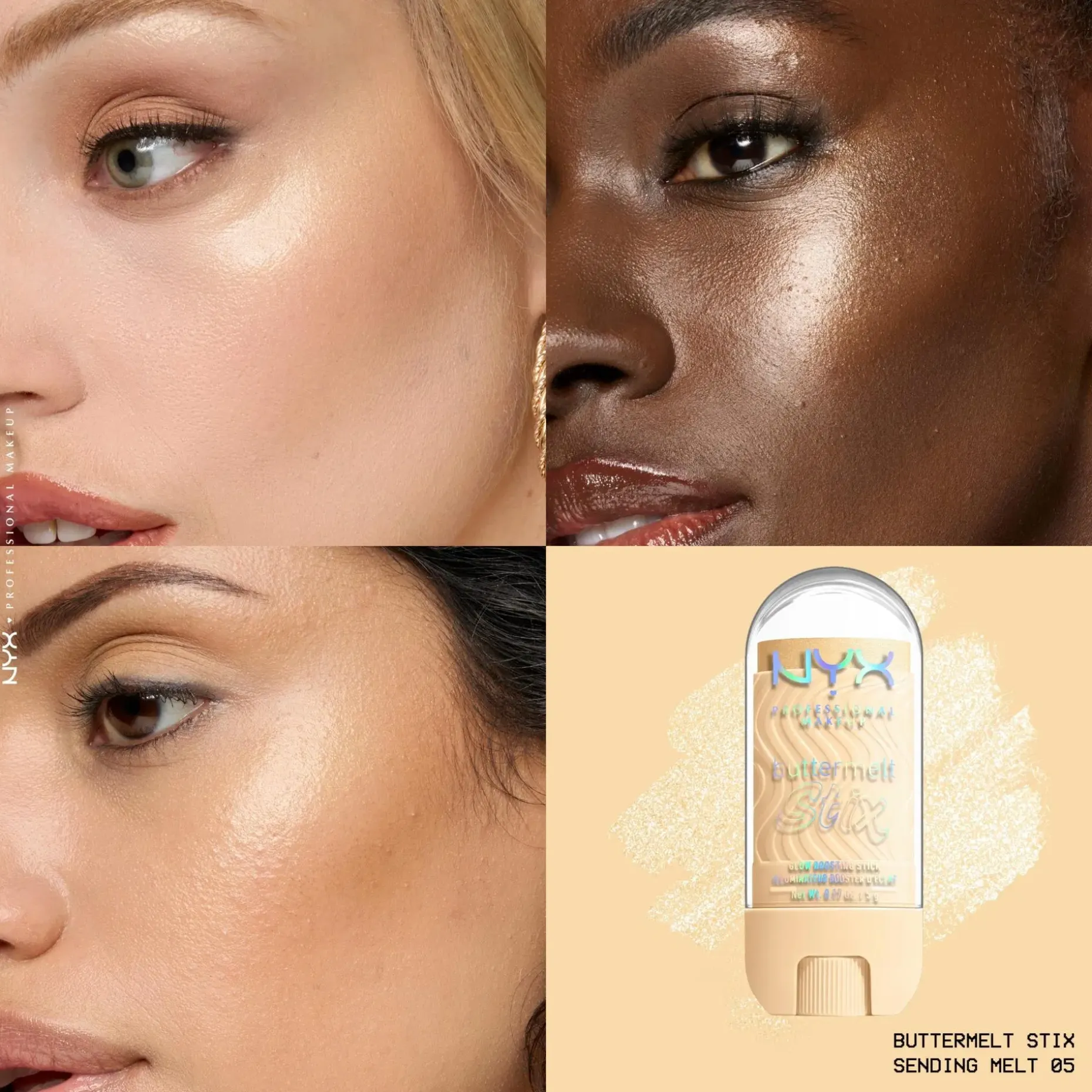 NYX Professional Makeup Buttermelt Glaze Stix -korostuspuikko 8 ml