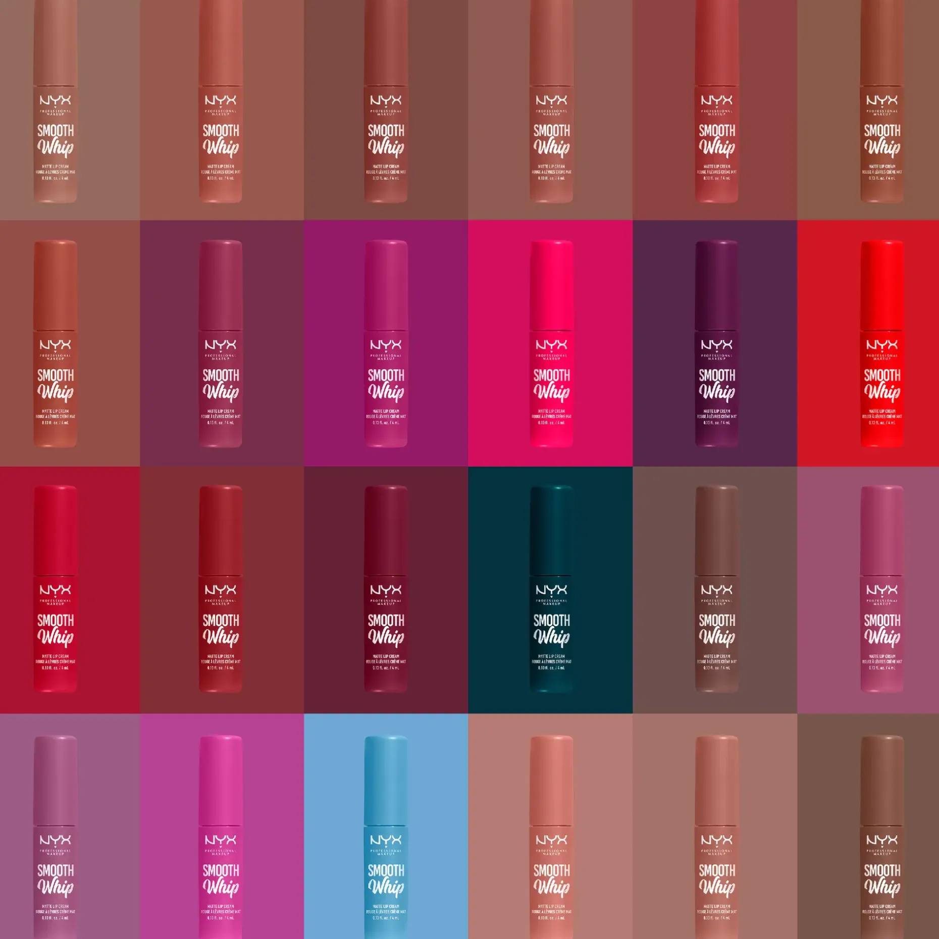 NYX Professional MakeupSmooth Whip Matte Lip Cream huulipuna 4 ml