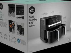 OBH Nordica XXL Dual Easy 11l air fryer AG9428S0 musta