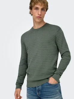Only & Sons Onsberry ls crew neule