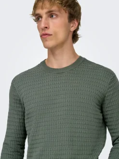 Only & Sons Onsberry ls crew neule