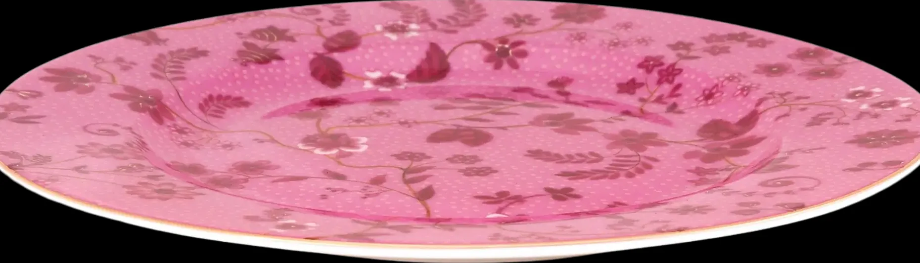 Pip Studio Jolie Flowers lautanen 17 cm pinkki