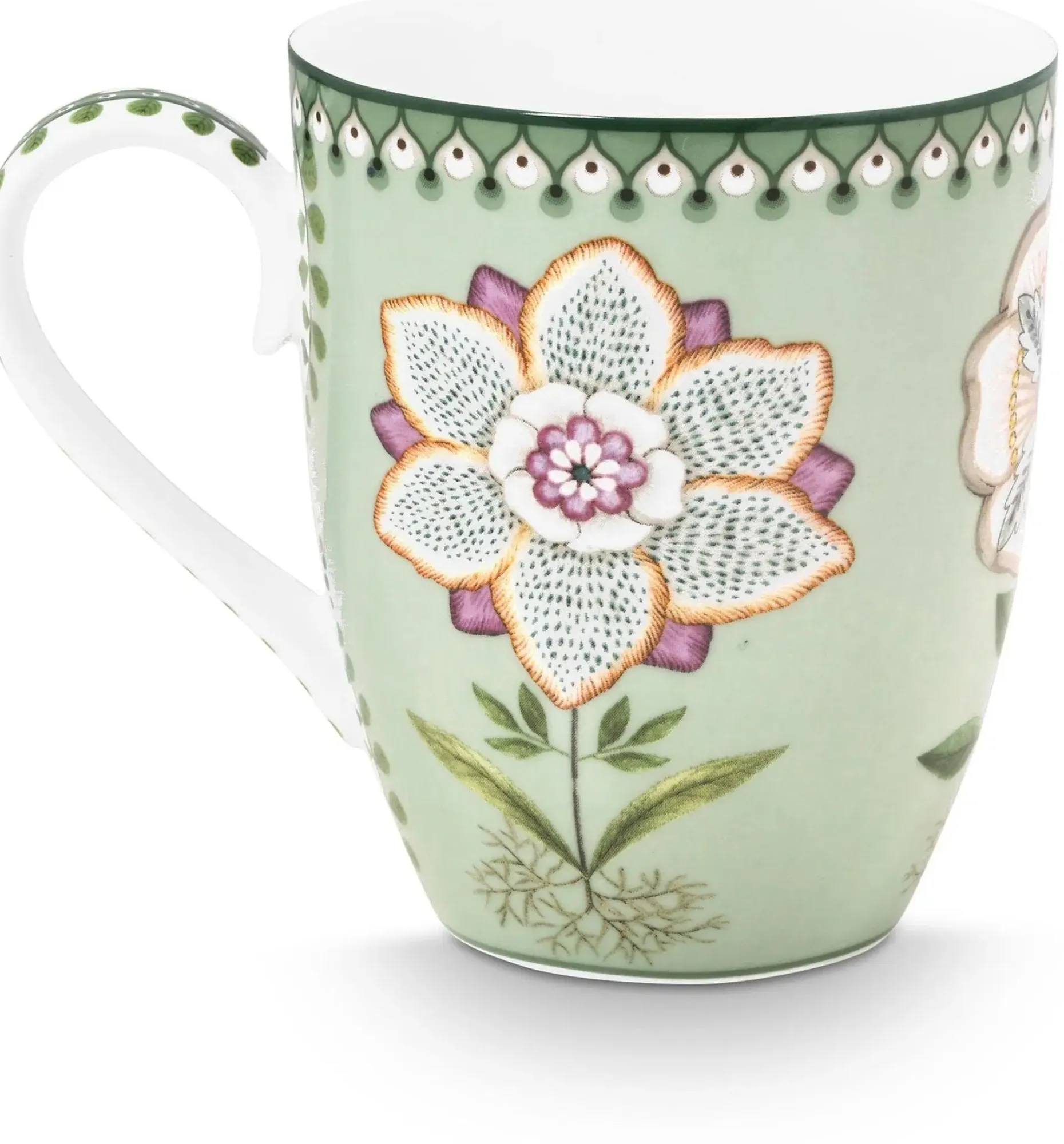 Pip Studio Lily & Lotus muki 350 ml vihreä