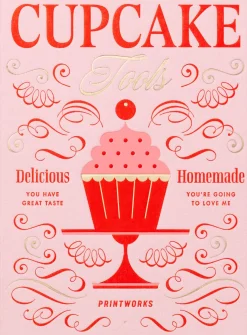 Printworks Leivontasetti The Essentials Cupcake vaaleanpunainen