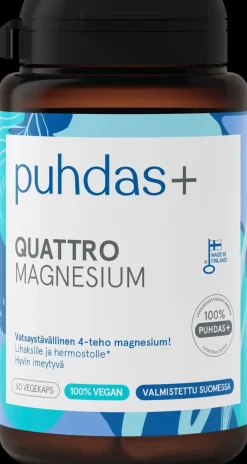 Puhdas+ Quattro Magnesiumvalmiste 36g/60kaps