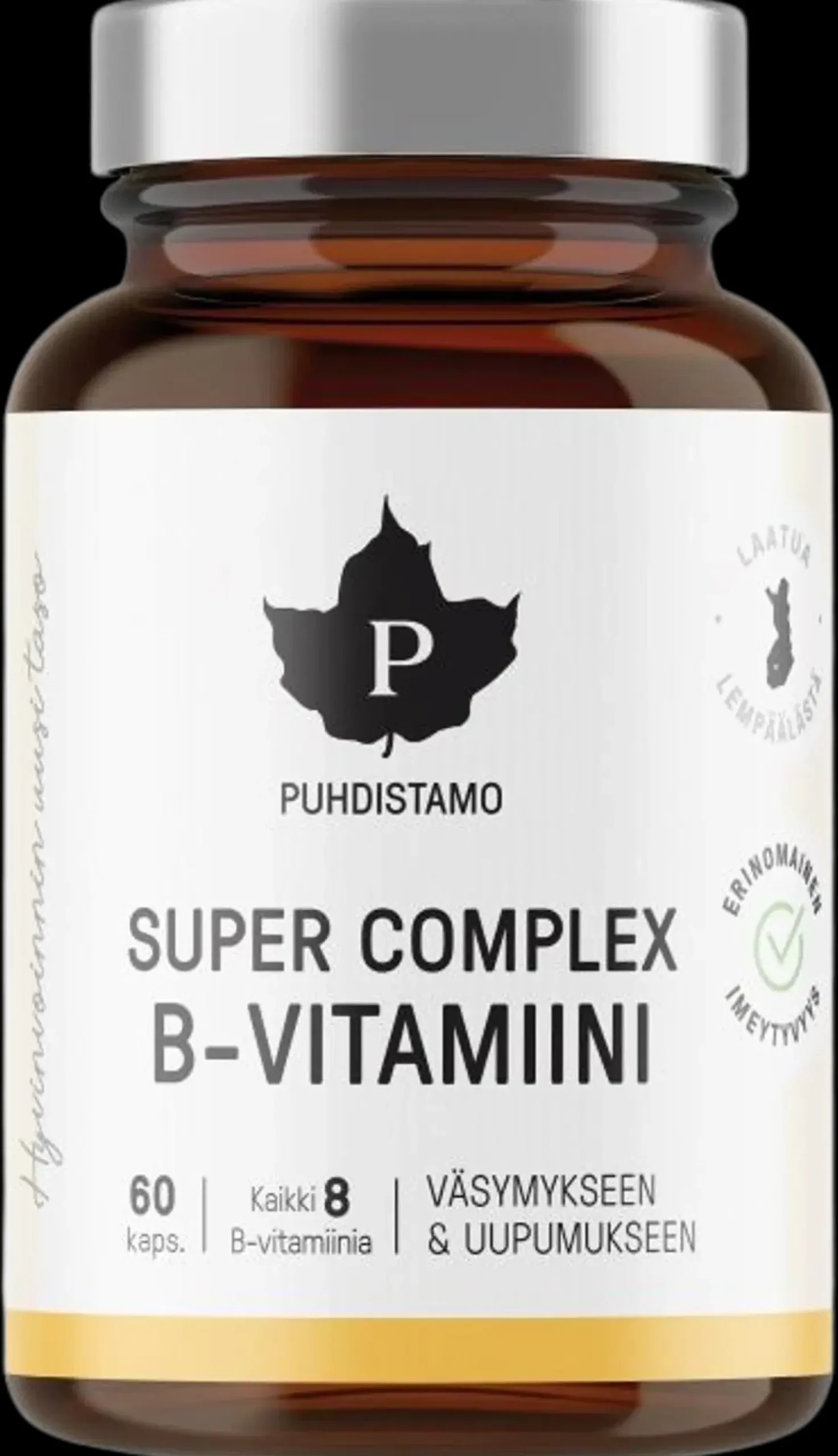 Puhdistamo Super Complex B-vitamiini 60 kapselia
