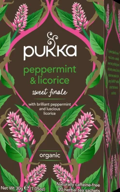 Pukka Yrttitee Peppermint & Licorice 20p