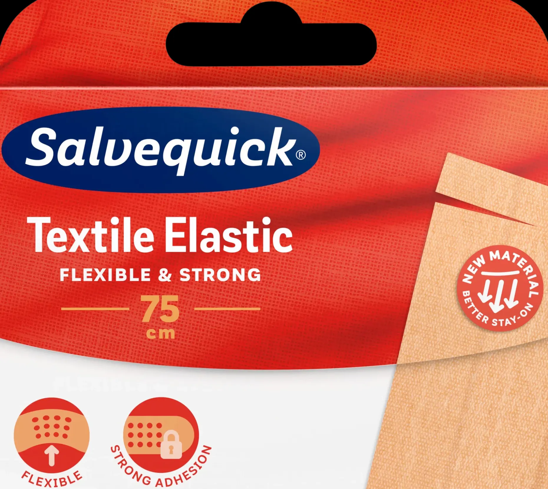 Salvequick Textil leikattava kangaslaastari 75cm