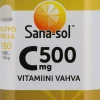 Sana-sol C-vitamiini 500mg tabletti ravintolisä 180tabl