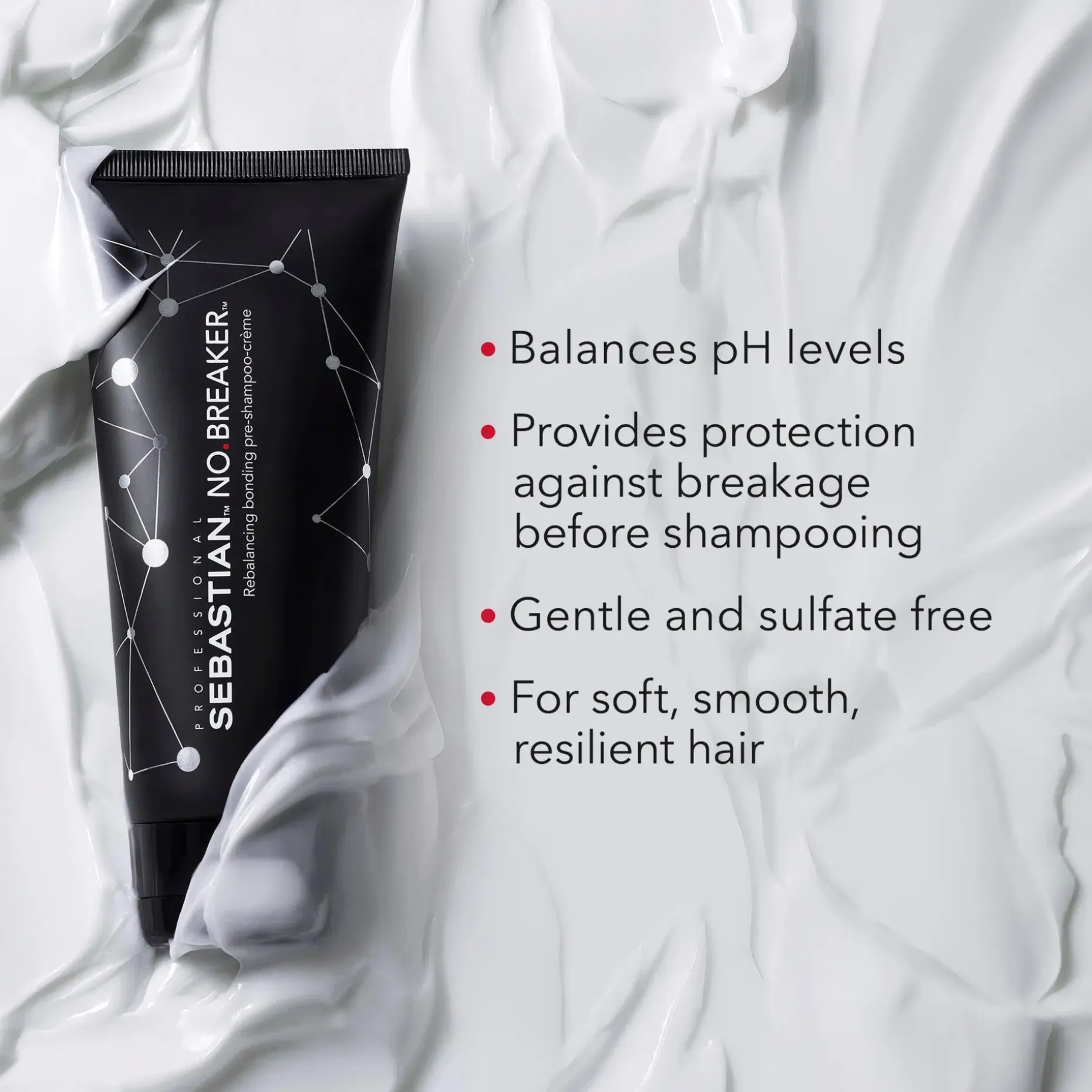 Sebastian Professional No.Breaker Rebalancing Bonding Pre-shampoo Crème voide 200 ml