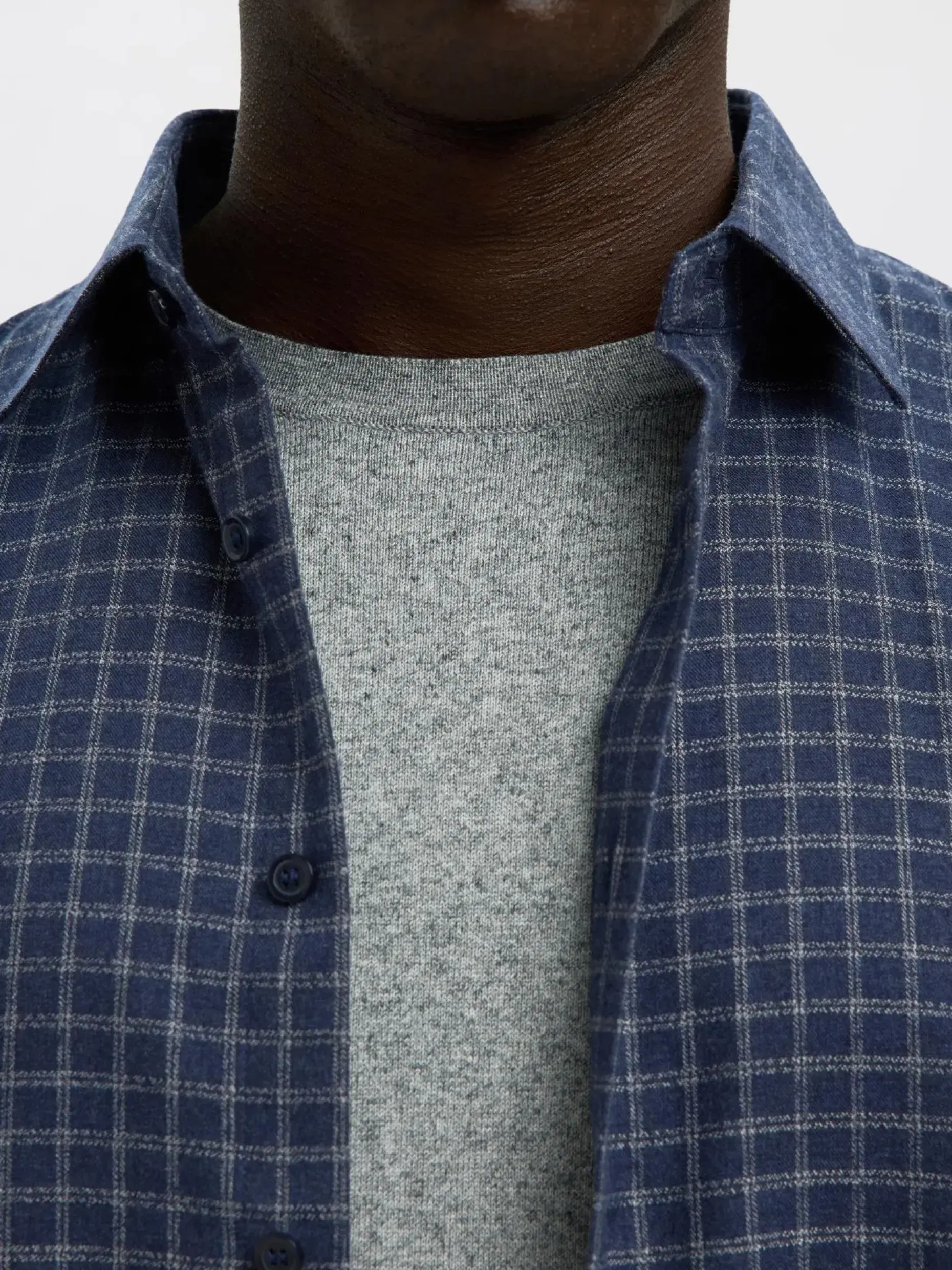 SELECTED HOMME Slhreg-leo heather shirt ls