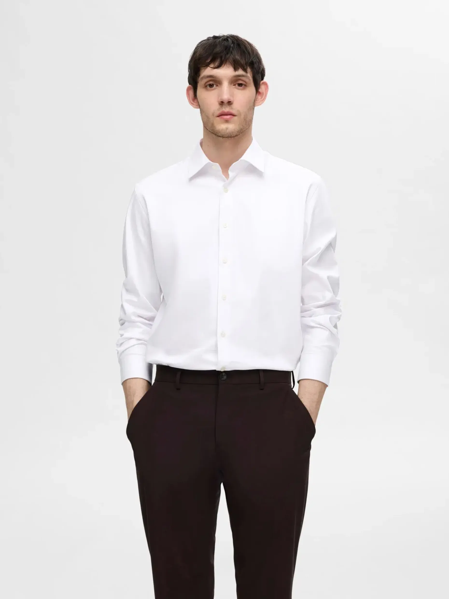 Selected homme slhslim-performance shirt ls pukupaita