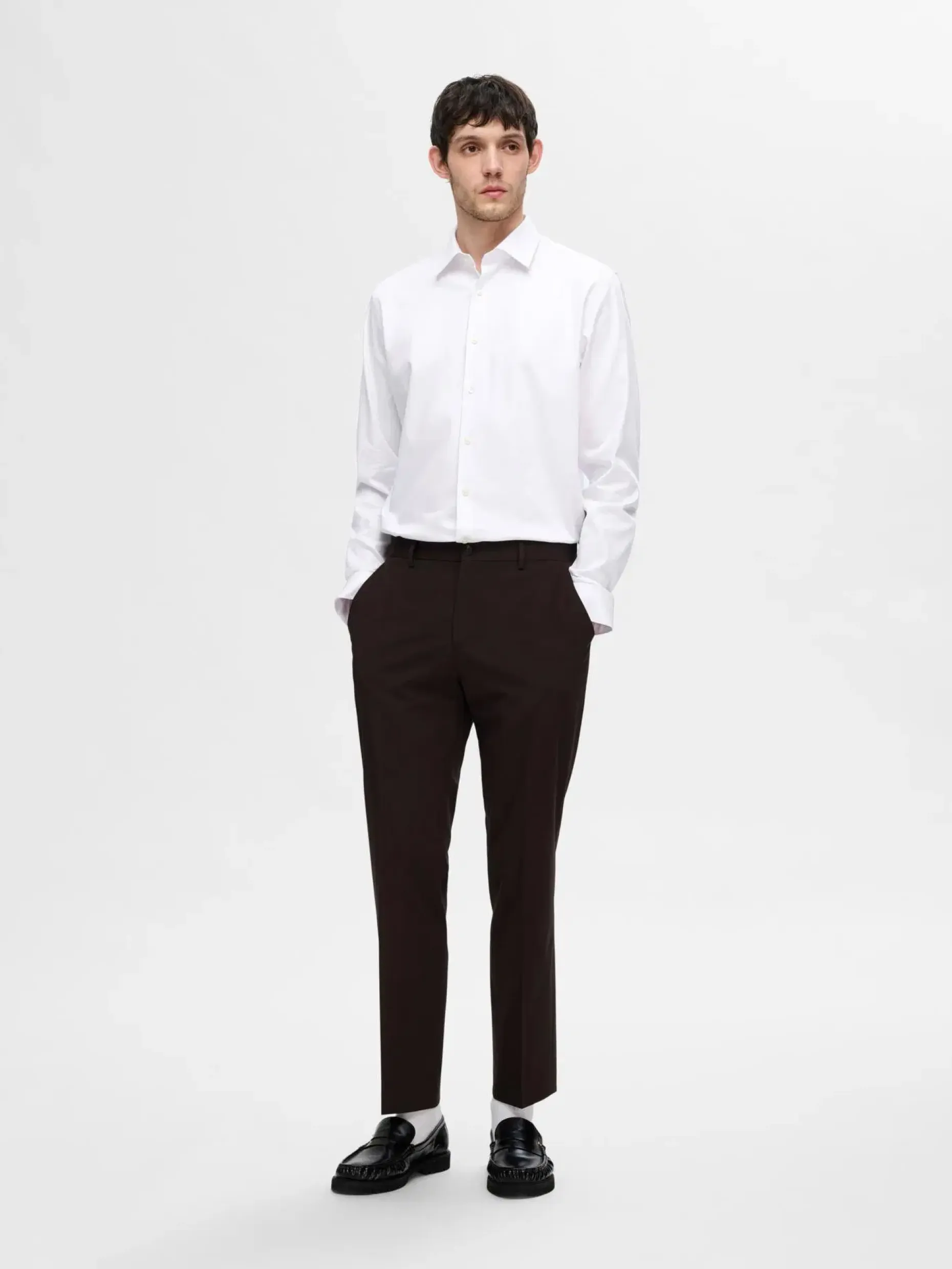 Selected homme slhslim-performance shirt ls pukupaita