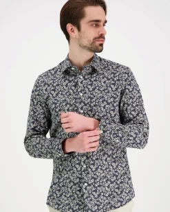 SELECTED HOMME Slhslimperformance aop shirt ls pukupaita