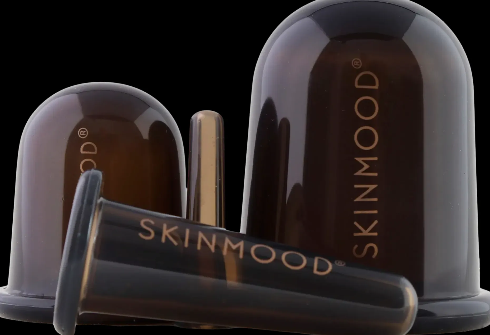 SkinMood® kuivakuppauskuppisarja kasvoille ja vartalolle, sisältää 4 kuppia