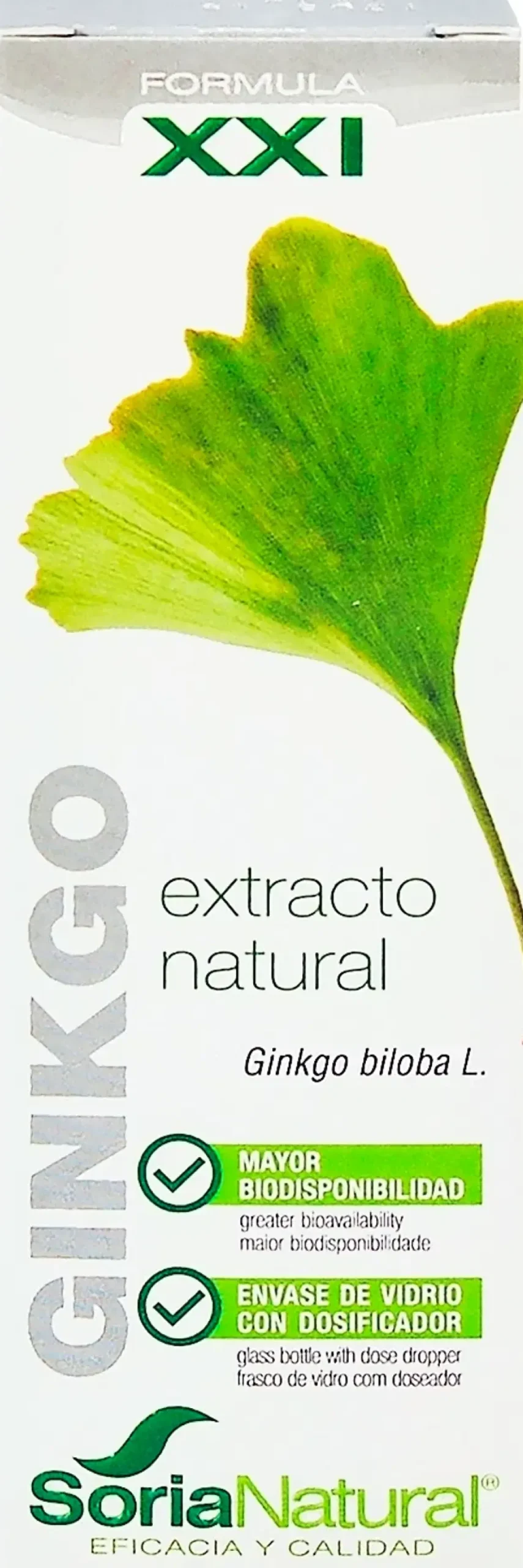 Soria Natural Ginkgo Formula XXI Neidonhiuspuu-uute 50 ml