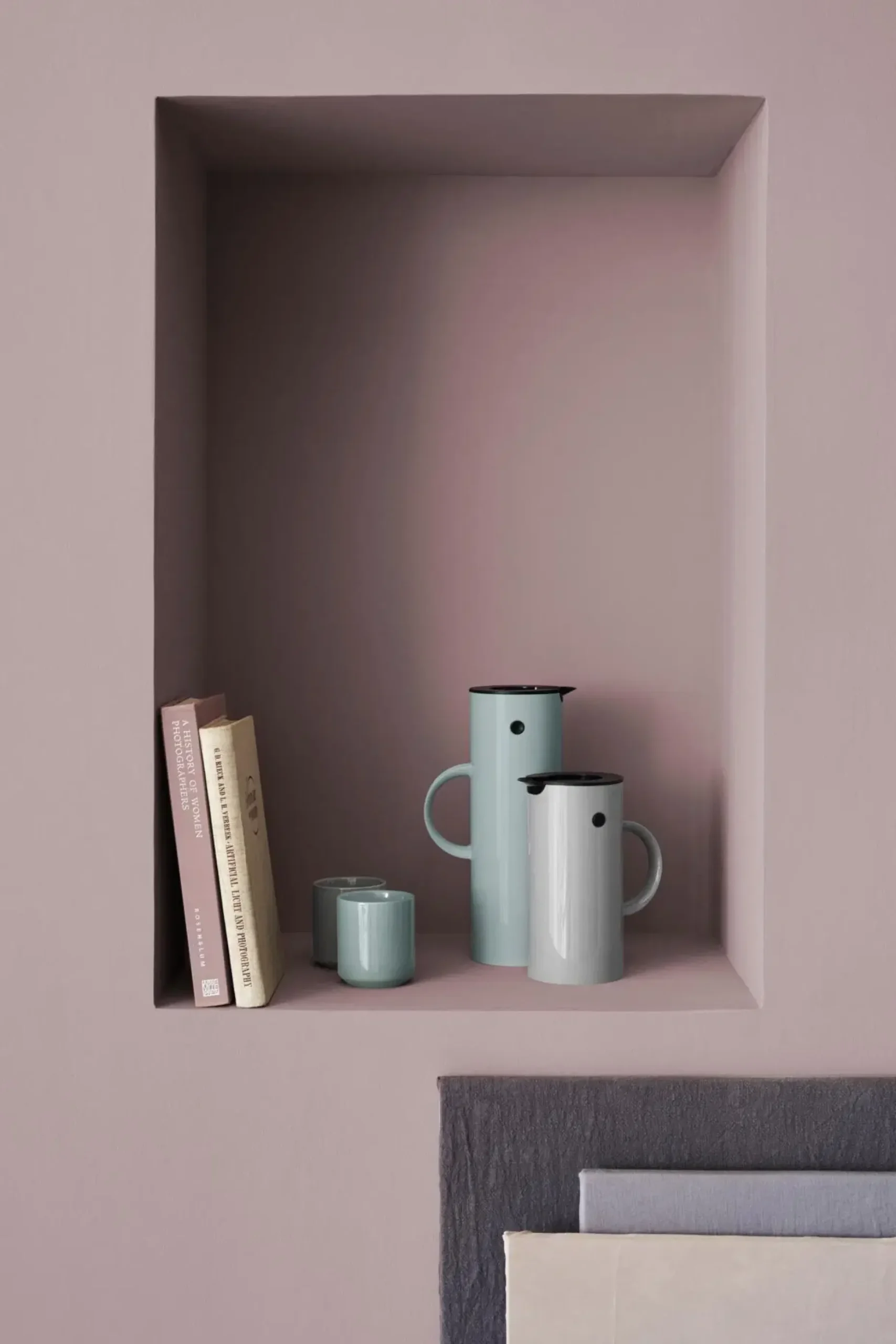 Stelton EM77 termoskannu 1,0 l, vihertävänharmaa