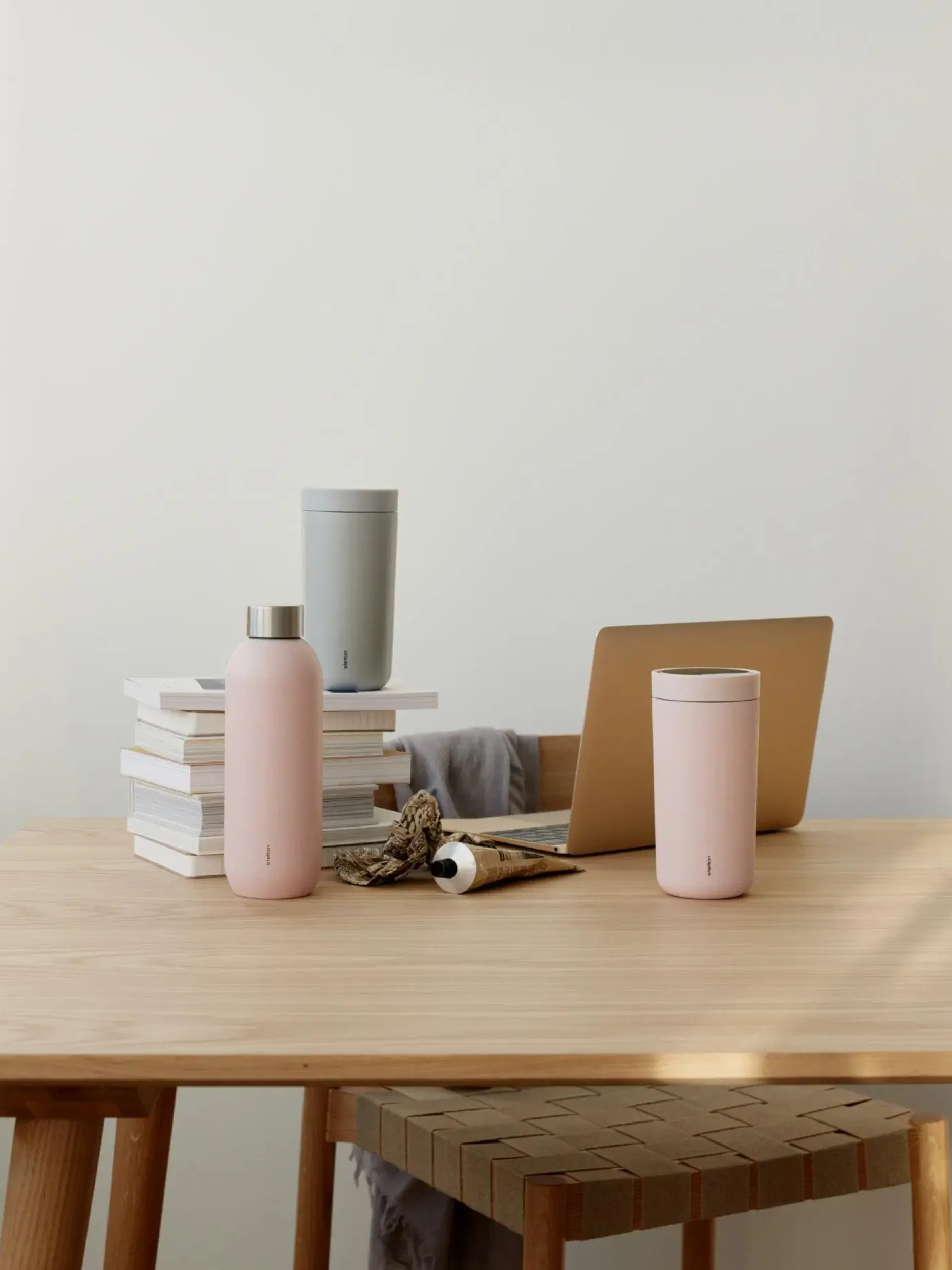 Stelton Keep Cool juomapullo 0,6 l, pehmeä roosa