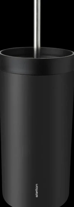 Stelton To-Go Sip termosmuki teräspillillä 0,4 l, musta