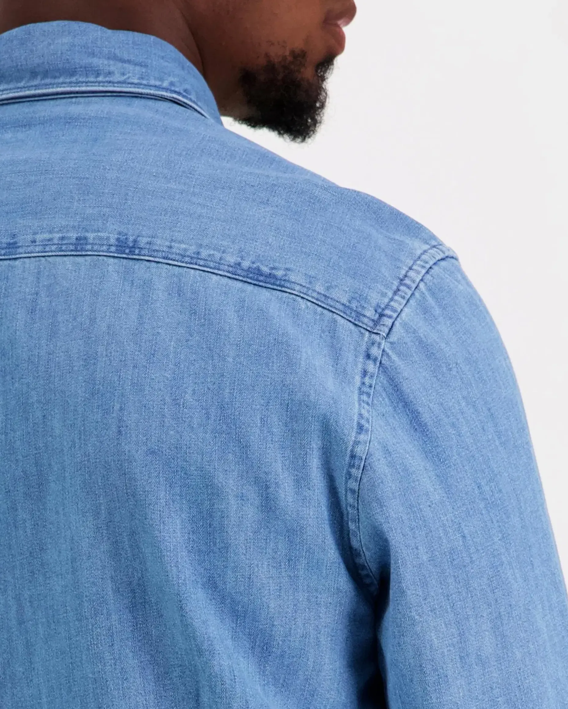 Stenströms Slimline Denim kauluspaita