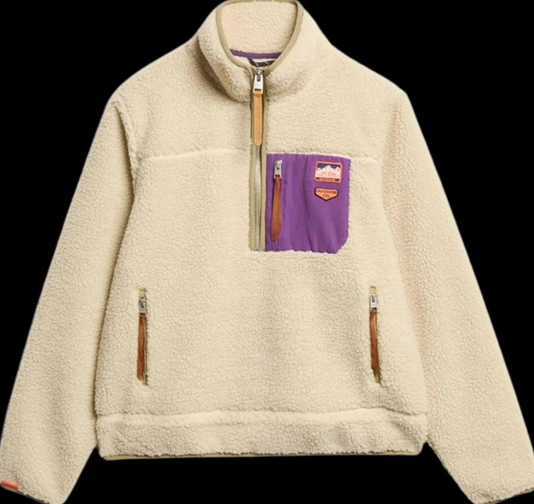 Superdry Vintage Retro Half Zip Fleece