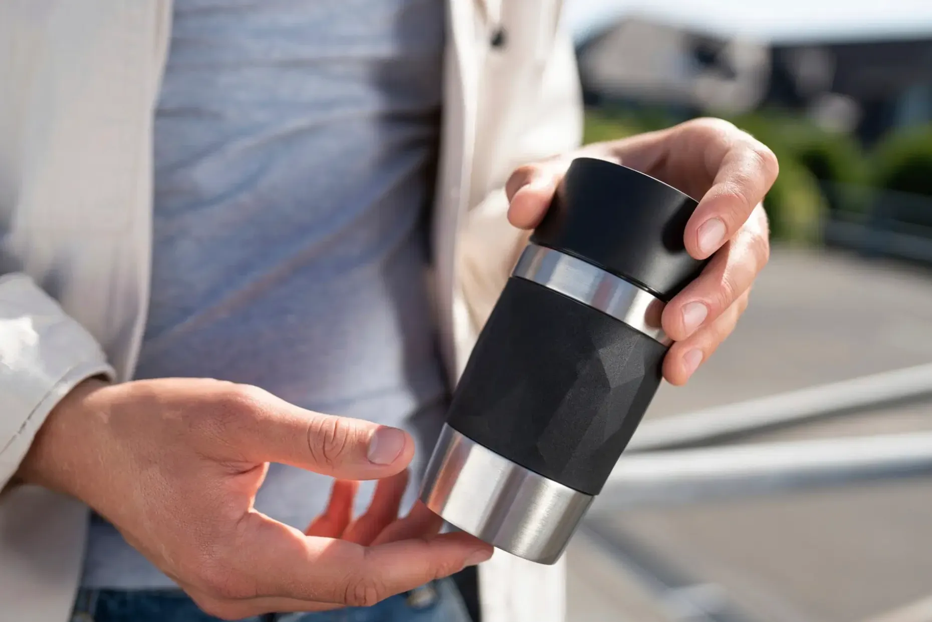 Tefal Travel mug compact termosmuki 0,3l, musta