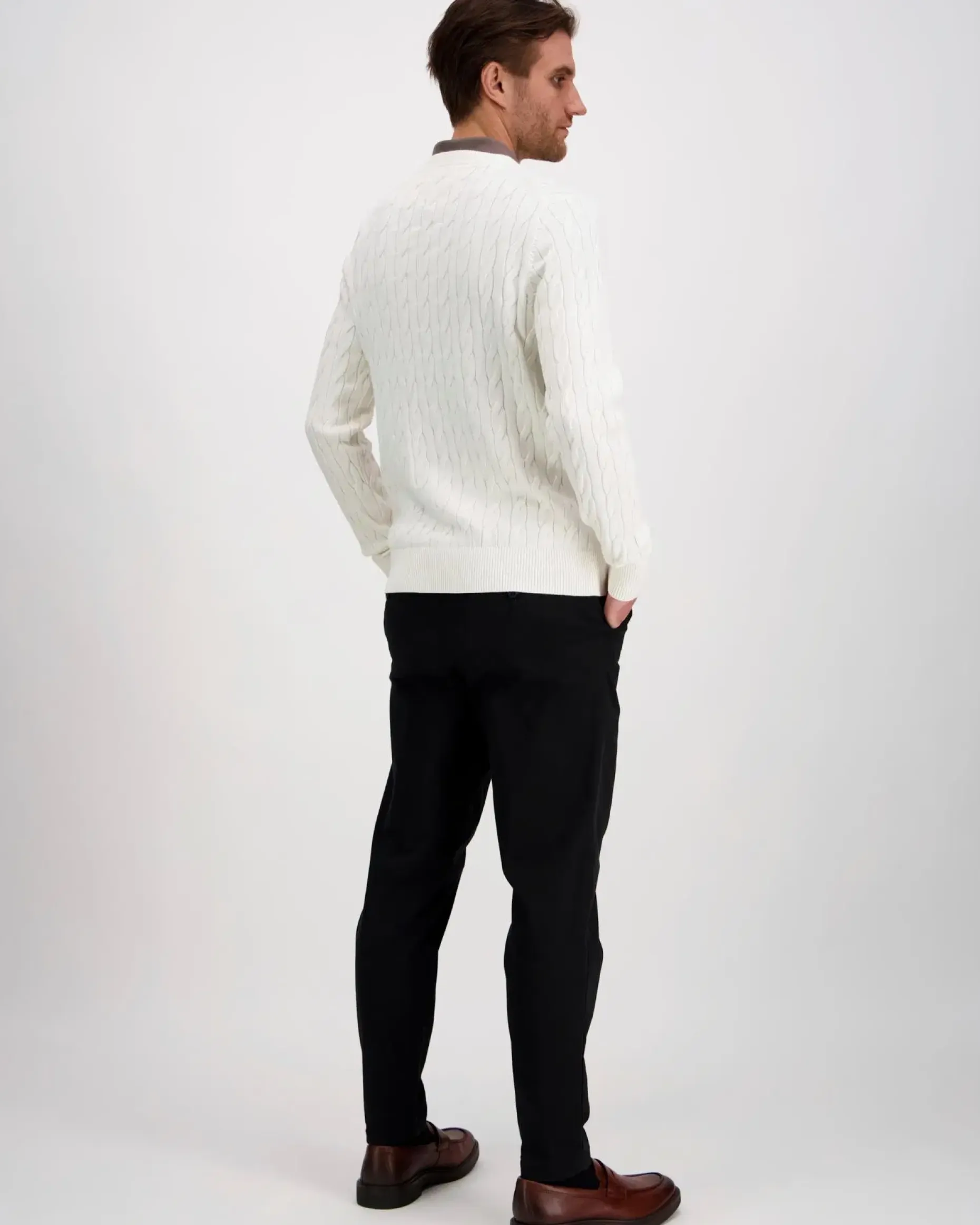 Tommy Hilfiger Classic cotton cable crew neule