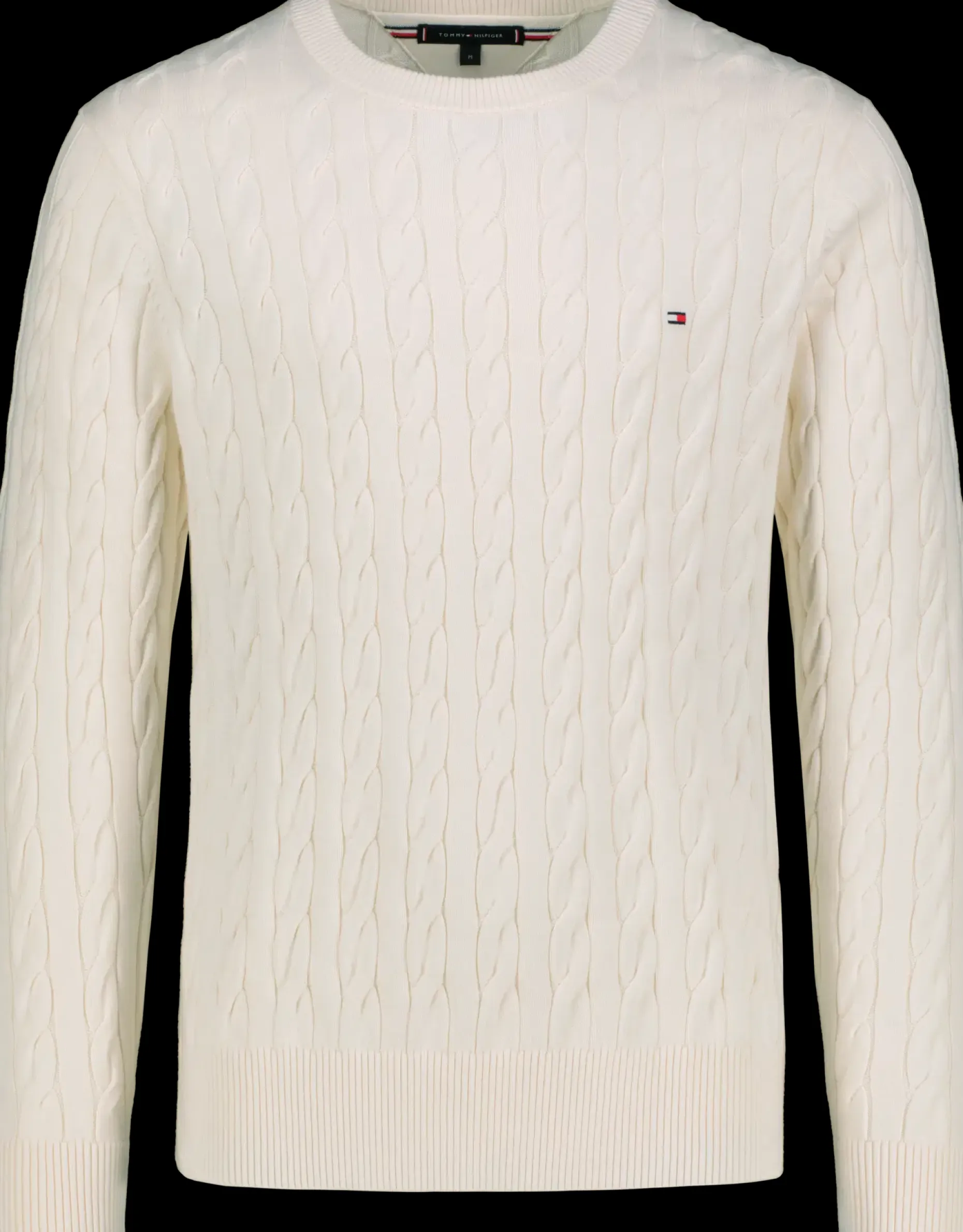 Tommy Hilfiger Classic cotton cable crew neule