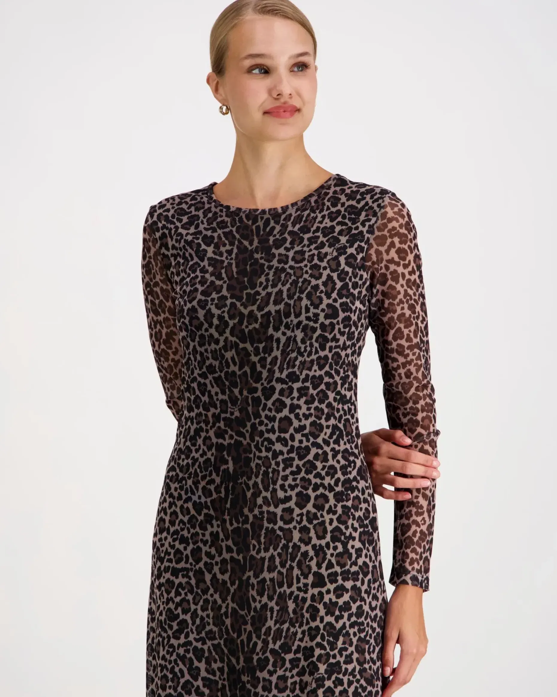 Tommy Jeans Tjw aop mesh midi mekko