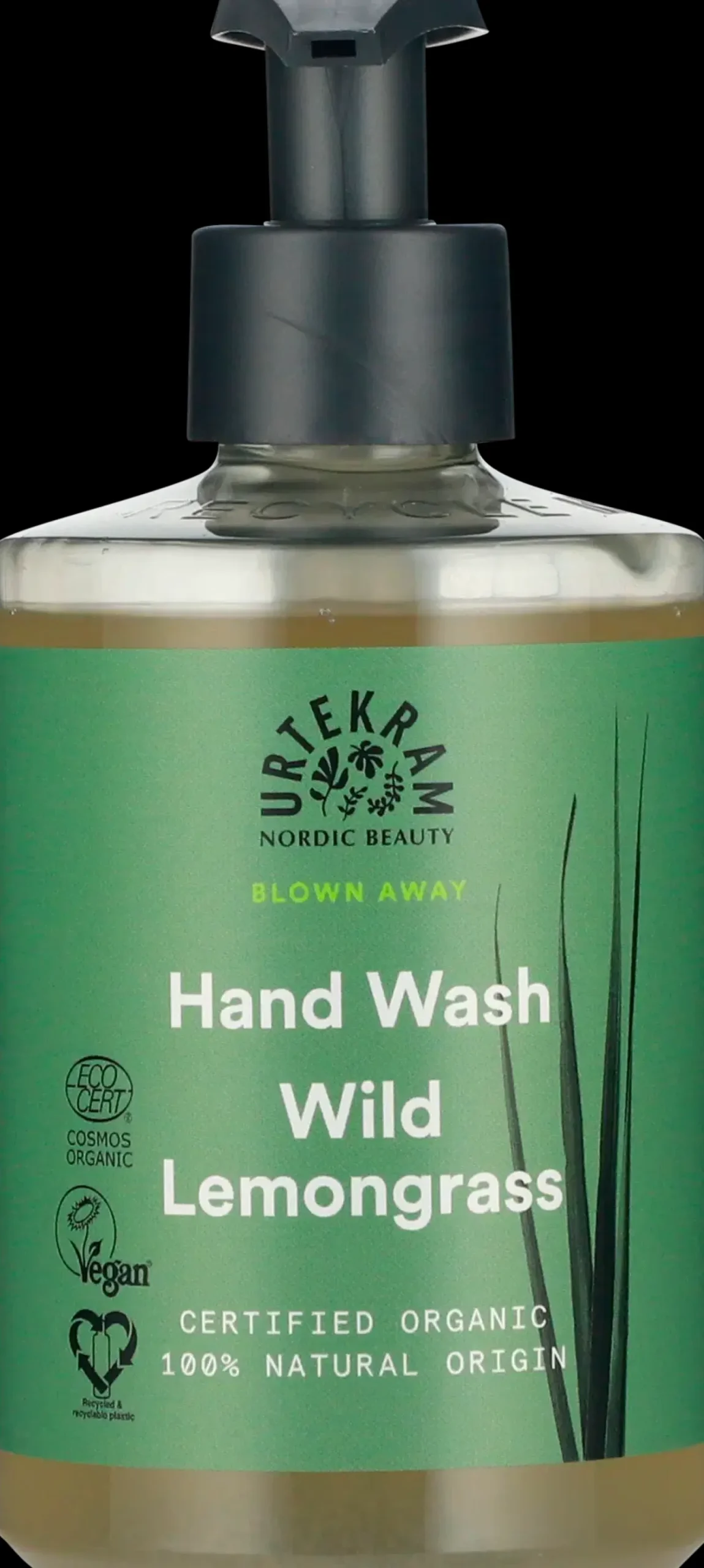 Urtekram Wild Lemongrass Nestesaippua 300ml
